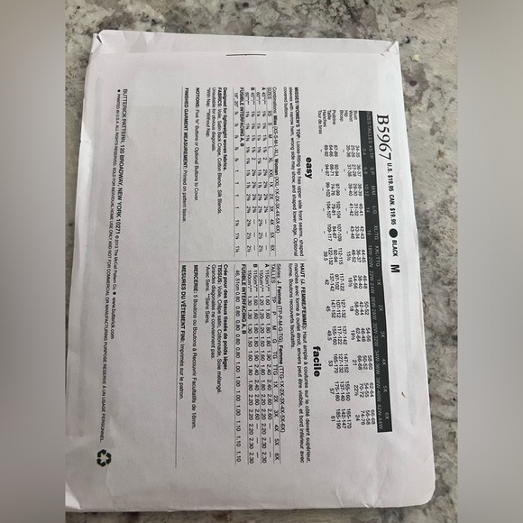 Butterick B 5967 by Connie Crawford 150th anniversary‎ size Xxl-6x new uncut - Picture 2 of 3